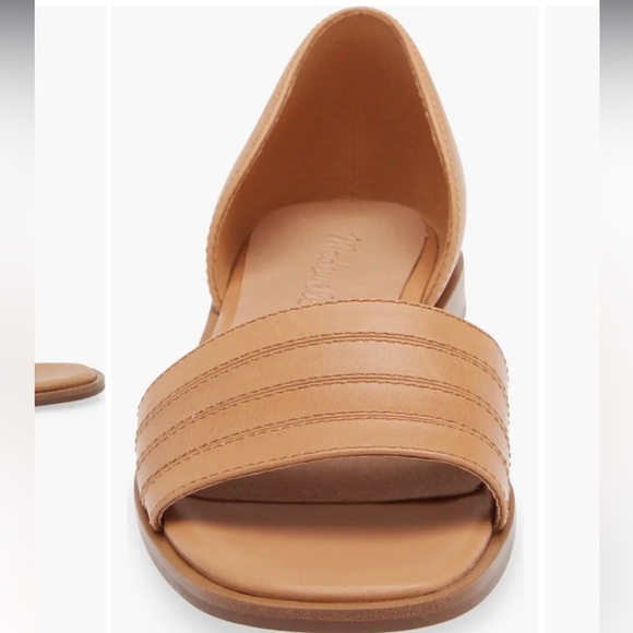 NEW! Madewell Brindle d'Orsay Flat in tan color size 5 - Picture 9 of 14